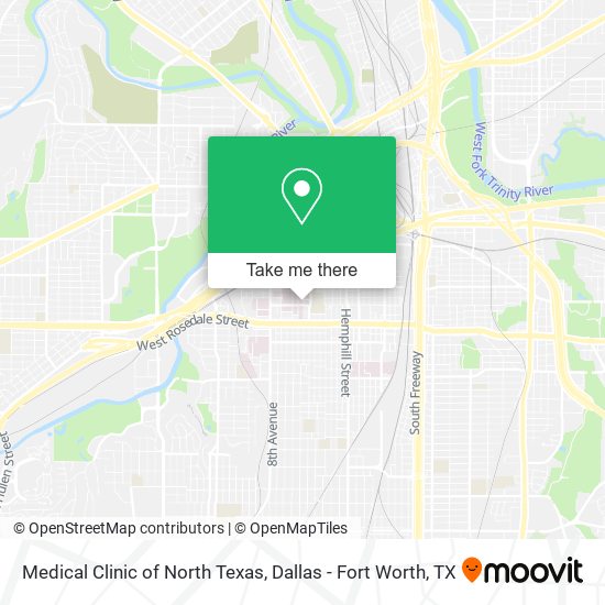 Medical Clinic of North Texas map