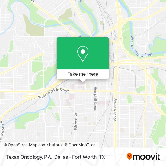 Texas Oncology, P.A. map