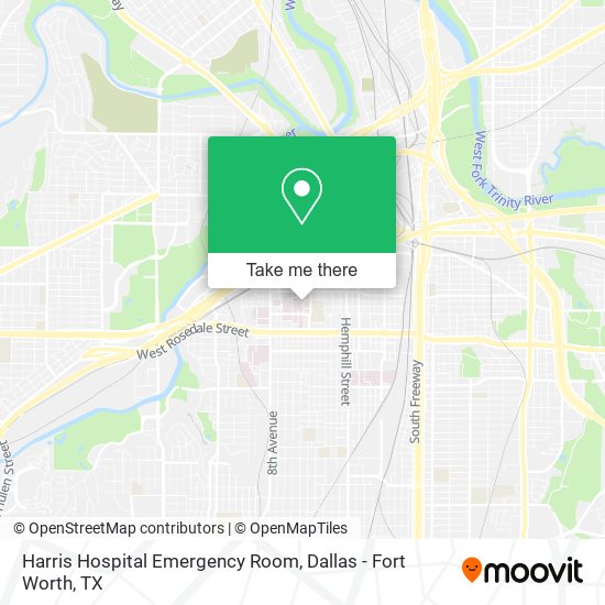 Harris Hospital Emergency Room map