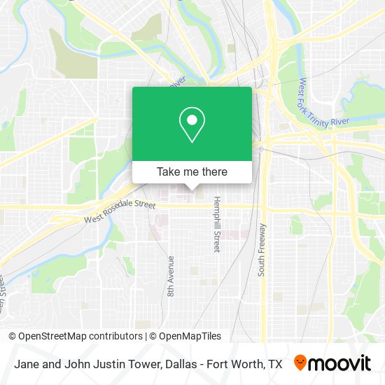 Mapa de Jane and John Justin Tower