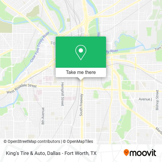 King's Tire & Auto map