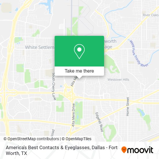 America's Best Contacts & Eyeglasses map