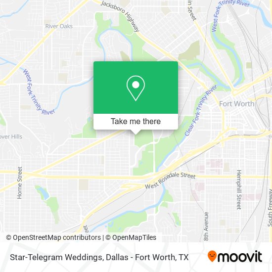 Mapa de Star-Telegram Weddings