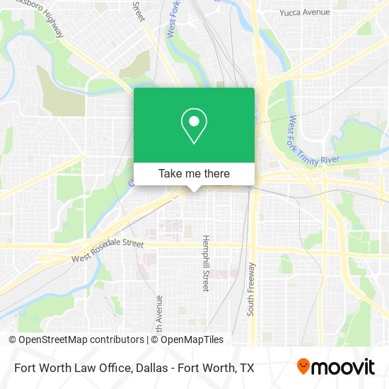 Mapa de Fort Worth Law Office
