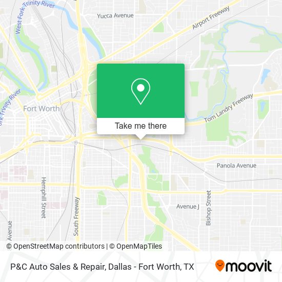 P&C Auto Sales & Repair map