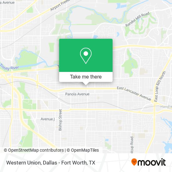 Western Union map