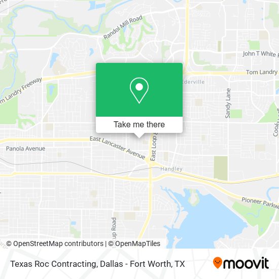 Mapa de Texas Roc Contracting