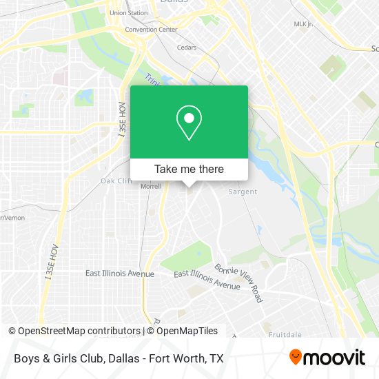 Boys & Girls Club map