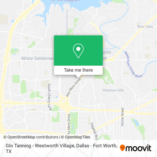 Glo Tanning - Westworth Village map