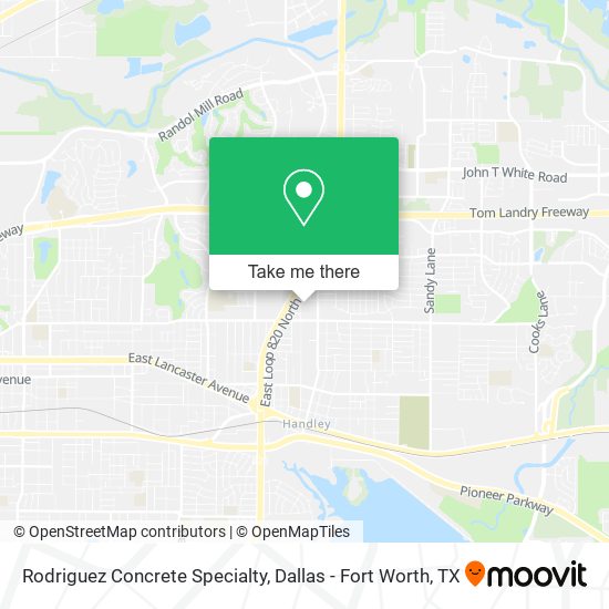 Rodriguez Concrete Specialty map