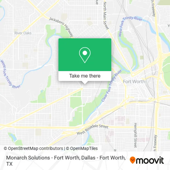 Monarch Solutions - Fort Worth map