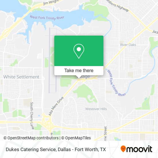 Dukes Catering Service map