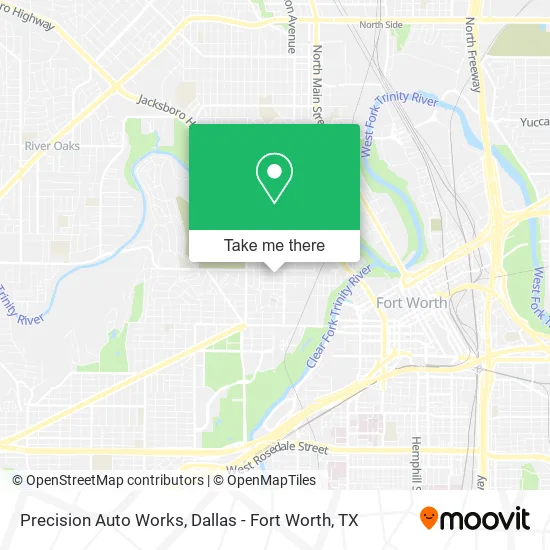 Precision Auto Works map