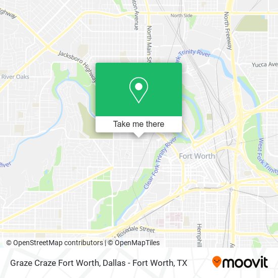 Graze Craze Fort Worth map
