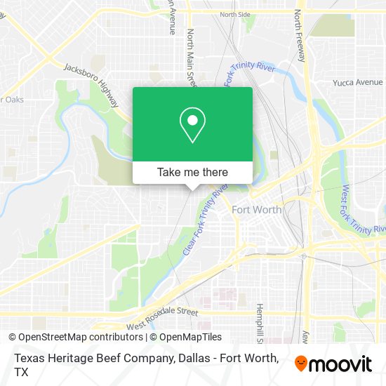Texas Heritage Beef Company map