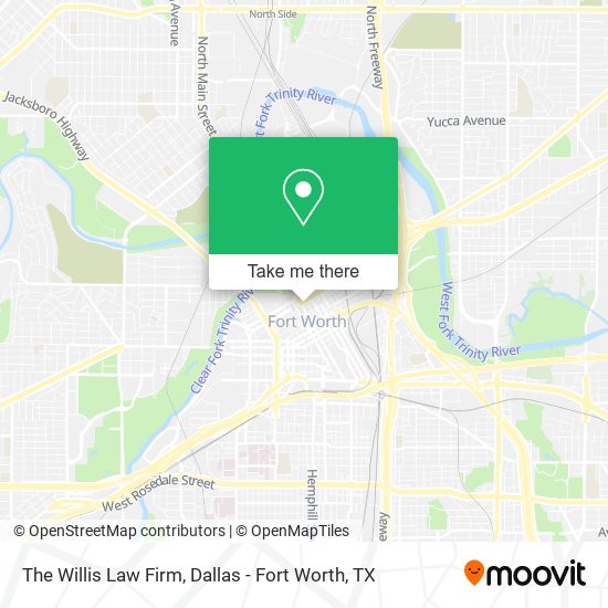 The Willis Law Firm map