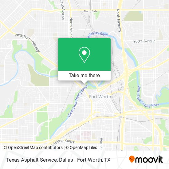 Texas Asphalt Service map