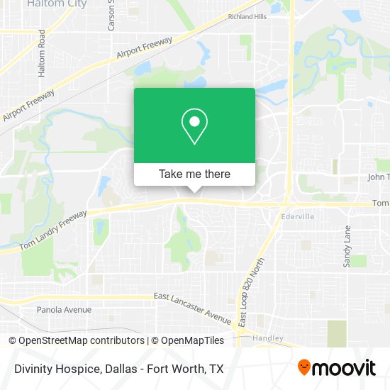 Divinity Hospice map