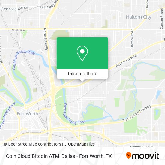 Coin Cloud Bitcoin ATM map