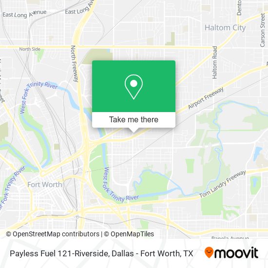 Payless Fuel 121-Riverside map