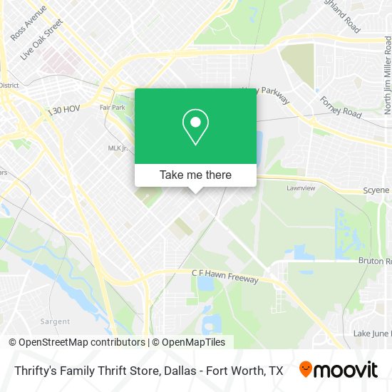 Thrifty's Family Thrift Store map