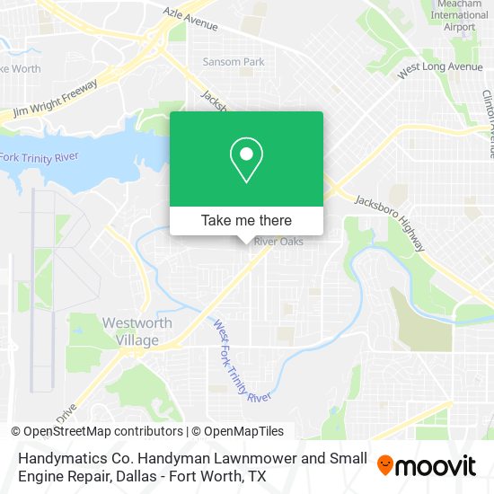 Handymatics Co. Handyman Lawnmower and Small Engine Repair map