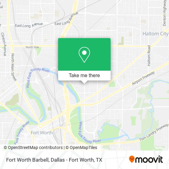 Fort Worth Barbell map