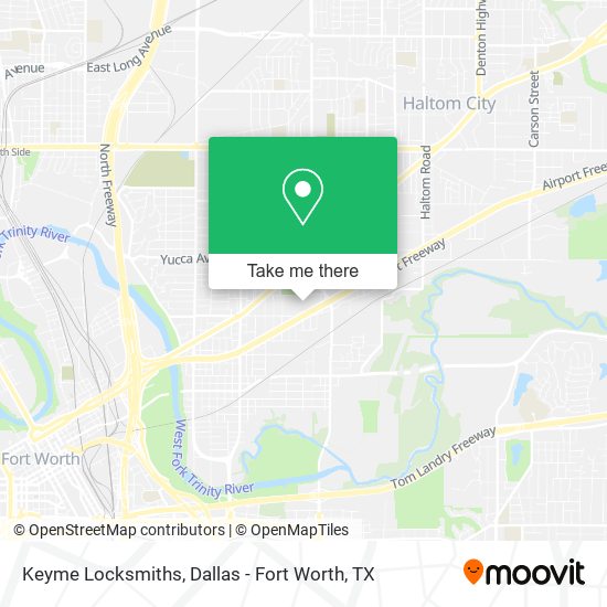 Keyme Locksmiths map