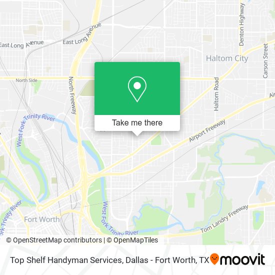 Mapa de Top Shelf Handyman Services