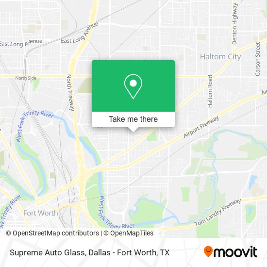 Supreme Auto Glass map