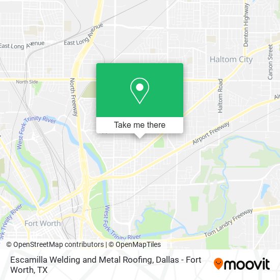 Escamilla Welding and Metal Roofing map