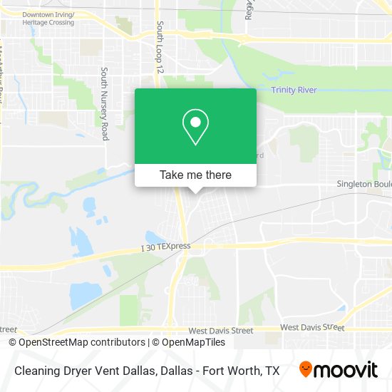 Cleaning Dryer Vent Dallas map