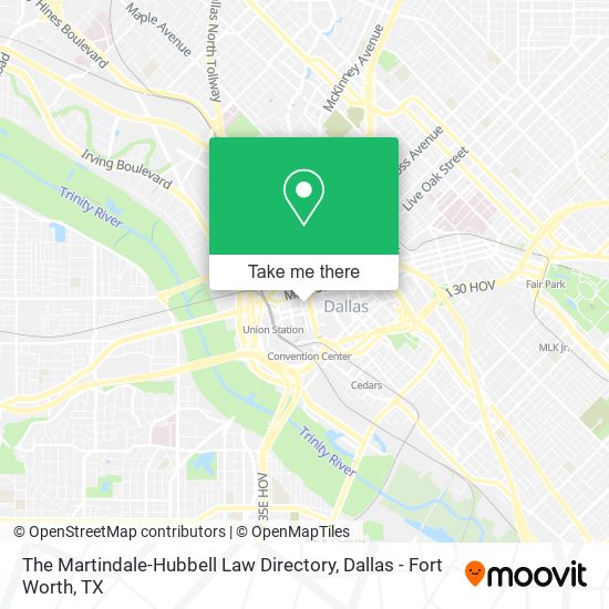 Mapa de The Martindale-Hubbell Law Directory