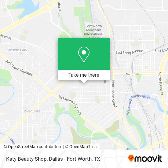 Katy Beauty Shop map
