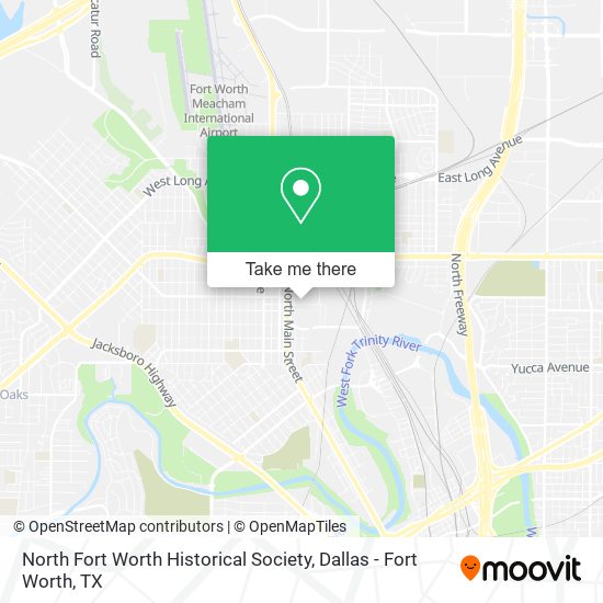 North Fort Worth Historical Society map