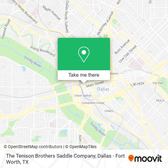 The Tenison Brothers Saddle Company map