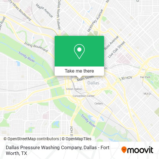 Dallas Pressure Washing Company map