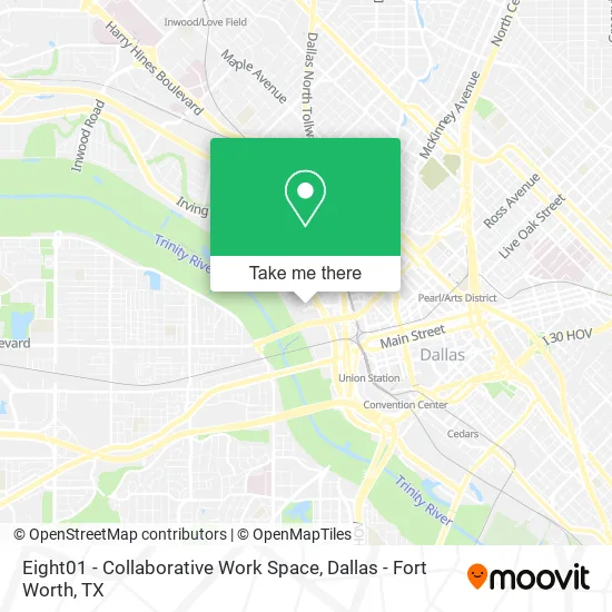 Eight01 - Collaborative Work Space map