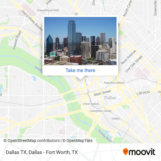 Dallas TX map