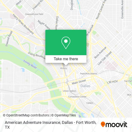 Mapa de American Adventure Insurance