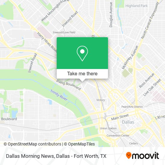 Mapa de Dallas Morning News