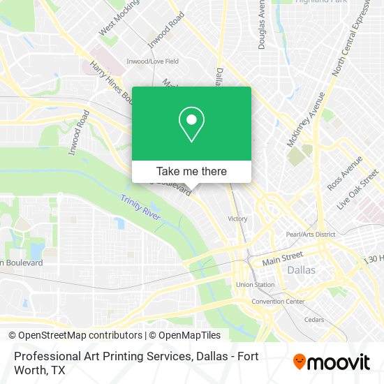 Professional Art Printing Services map