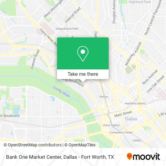 Bank One Market Center map