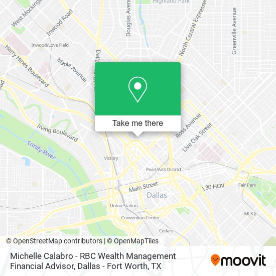 Mapa de Michelle Calabro - RBC Wealth Management Financial Advisor