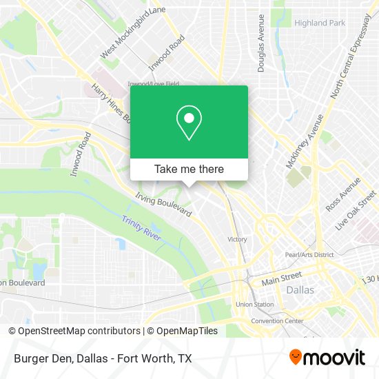 Burger Den map