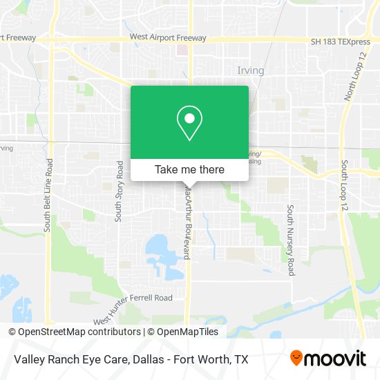 Mapa de Valley Ranch Eye Care