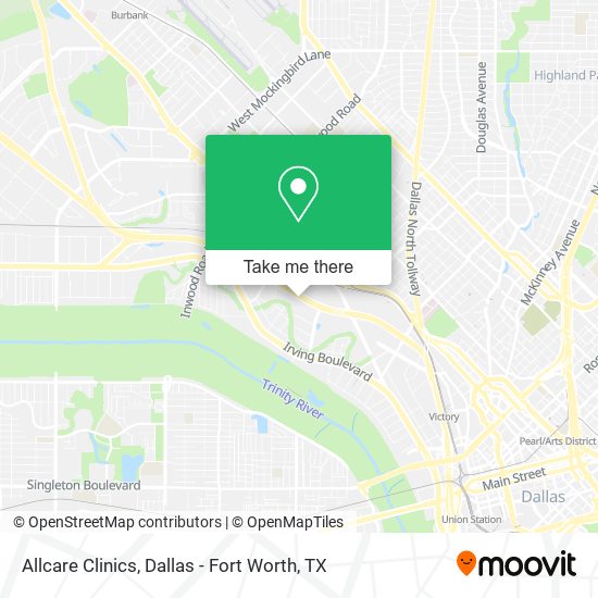 Allcare Clinics map