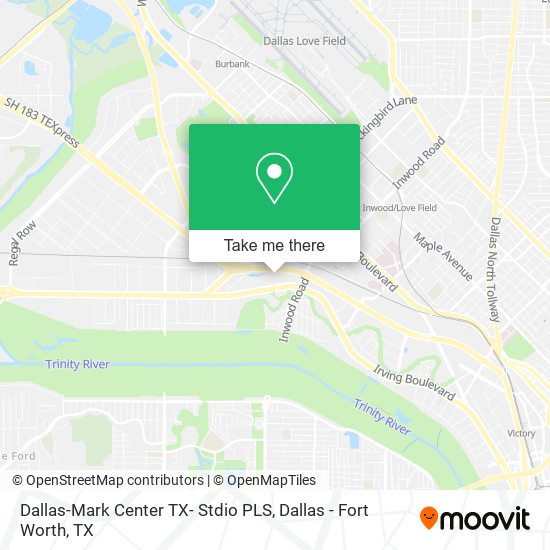 Dallas-Mark Center TX- Stdio PLS map