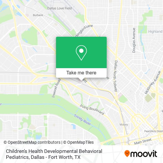 Children's Health Developmental Behavioral Pediatrics map