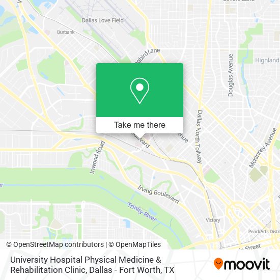 Mapa de University Hospital Physical Medicine & Rehabilitation Clinic
